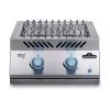 Napoleon Quemador De Gas Serie 700 10 KW BIB18RTPSS -Utensilios De Cocina BIB18RT Drop In Prod Str Burner Opn Knobs Lit