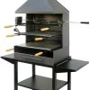 Barbacoa Chimenea Todo Metal Con Rustidor -Utensilios De Cocina Barbacoa Chimenea todo metal con rustidor