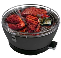 Barbacoa Portatil Sin Humo Vesubio Gris -Utensilios De Cocina Barbacoa Portatil Sin Humo Vesubio Gris 2