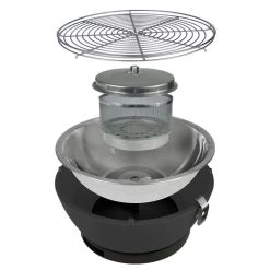 Barbacoa Portatil Sin Humo Vesubio Gris -Utensilios De Cocina Barbacoa Portatil Sin Humo Vesubio Gris 7