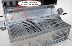 Barbacoa Carbón Y Leña Encastrar Zona Dual Híbrida -Utensilios De Cocina Barbacoa carbon y lena Encastrar Zona Dual Hibrida 3 a