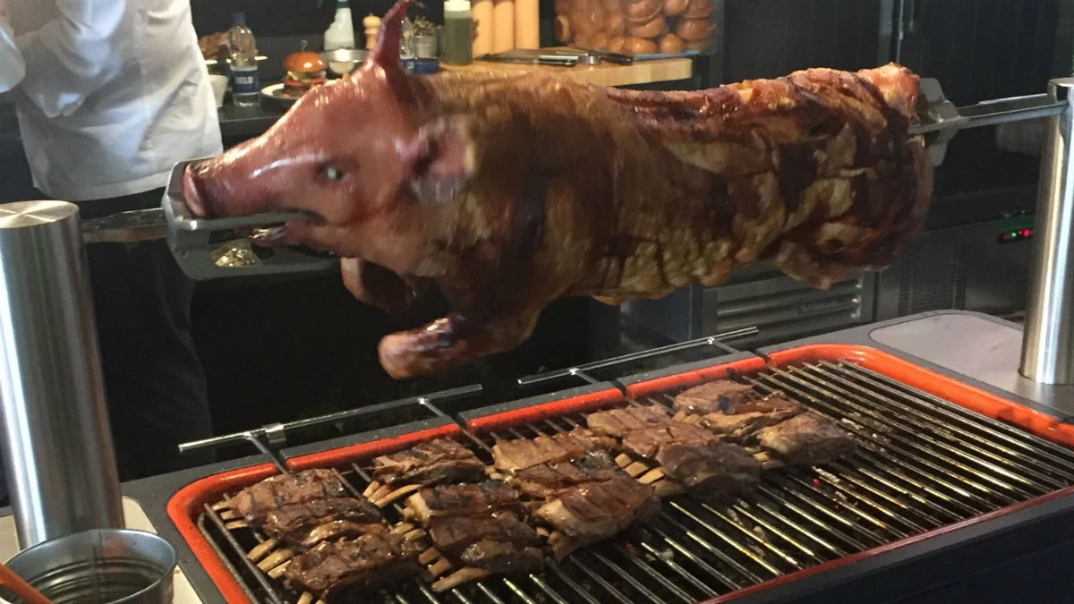 Barbacoa De Carbón Con Rustidor Hub 13 Barbacoa De Carbón Con Rustidor Hub - Imagen 11