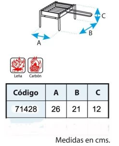 IMEX Barbacoa De Mesa Con Parrilla Cincada II -Utensilios De Cocina Barbacoa de Mesa con Parrilla Cincada II 3