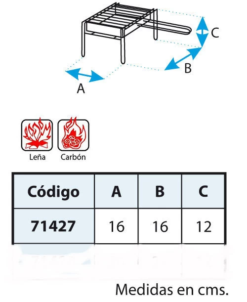 IMEX Barbacoa De Mesa Con Parrilla Cincada I 4 IMEX Barbacoa De Mesa Con Parrilla Cincada I - Imagen 3