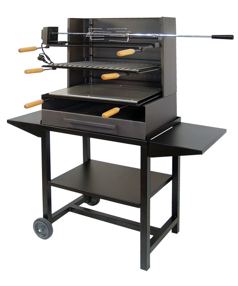 Barbacoa Todo Metal Con Rustidor 3 Barbacoa Todo Metal Con Rustidor