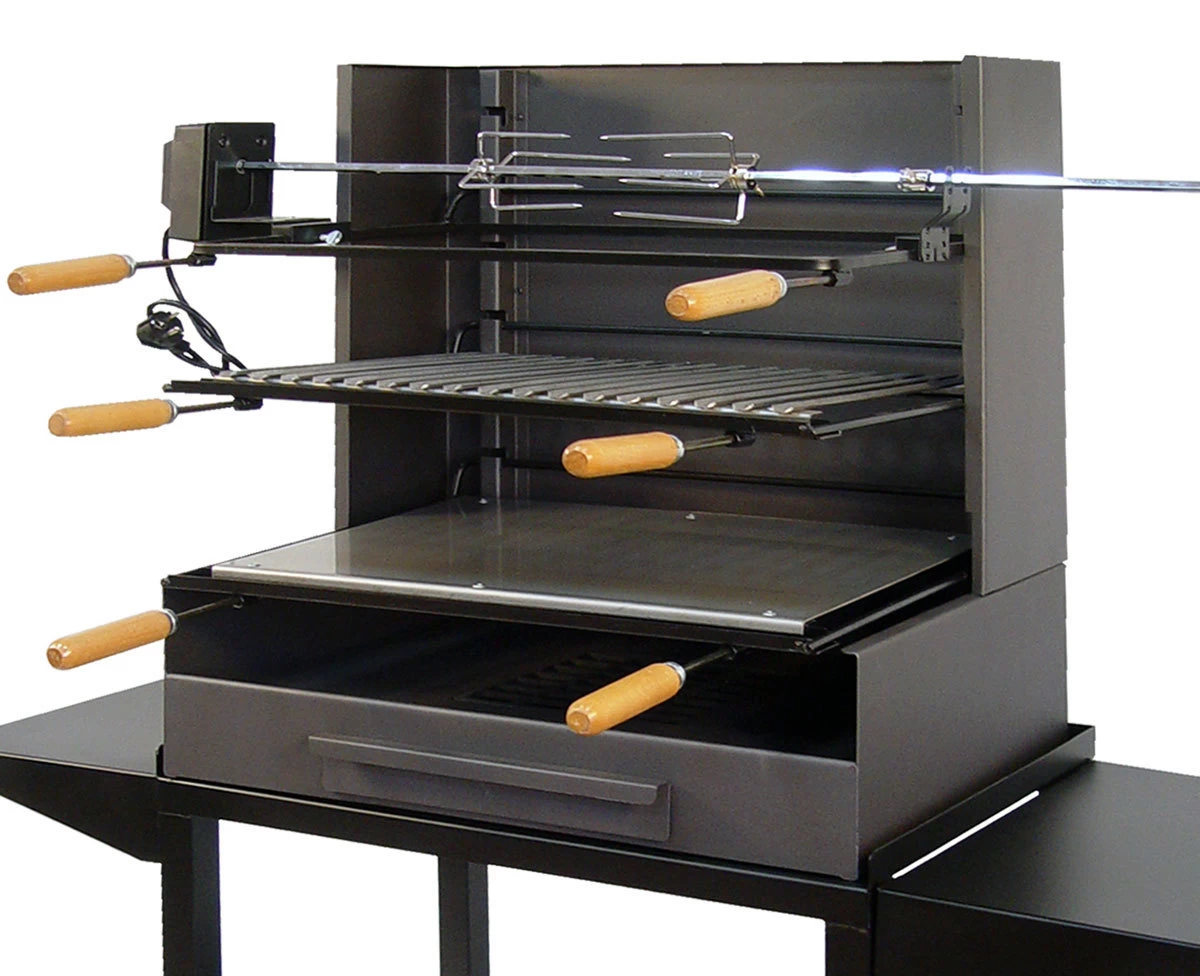 Barbacoa Todo Metal Con Rustidor 4 Barbacoa Todo Metal Con Rustidor - Imagen 2