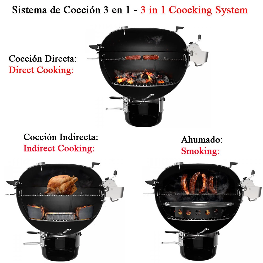 Weber Master-Touch GBS Premium 57 Cm E-5770 Negra 11 Weber Master-Touch GBS Premium 57 Cm E-5770 Negra - Imagen 9