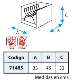 Cajon Leñero Barbacoa Argentina 9 Cajon Leñero Barbacoa Argentina -Utensilios De Cocina Cajon Lenero Barbacoa Argentina 4