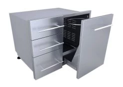 Cajonero Triple + Cajón Botella Gas O Cubo Basura DS -Utensilios De Cocina Cajonero triple cajon botella gas basura DS 2