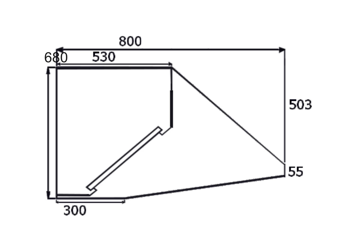Campana Mural Para Barbacoa 250 Cm. 4 Campana Mural Para Barbacoa 250 Cm. - Imagen 2