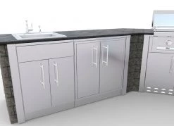 Chapa Protectora Derecha 7,6 Cm. Para Módulos Base -Utensilios De Cocina Chapa Protectora Derecha 76 cm. para Modulos Base 4