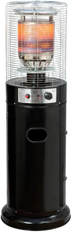 Estufa De Terraza Polo Negra