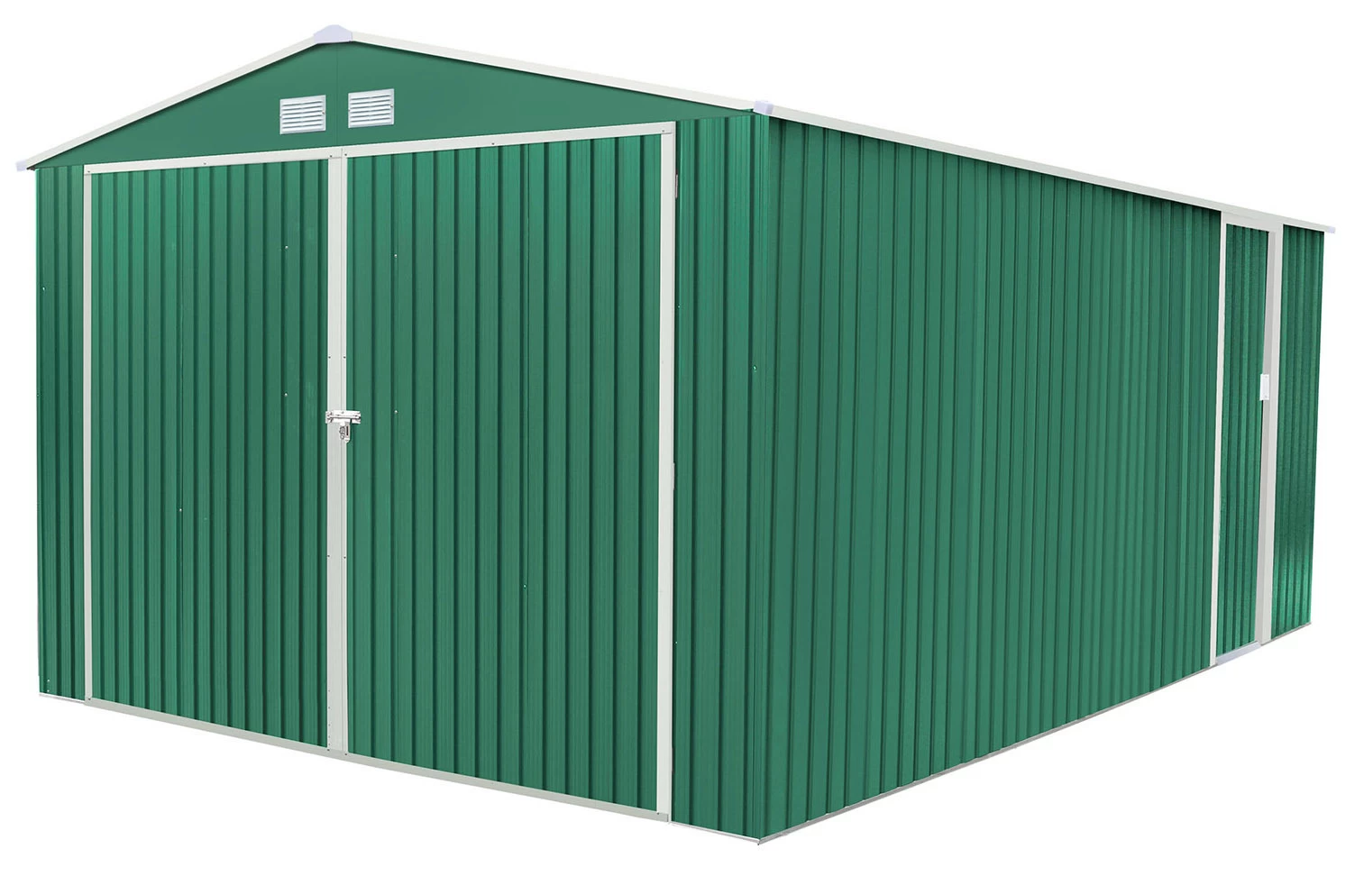 Garaje De Metal Oxford Verde 3 Garaje De Metal Oxford Verde