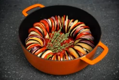 Horno Holandés Sous-Chef 24 Cm Naranja -Utensilios De Cocina Horno Holandes Sous Chef 24 cm Naranja 2