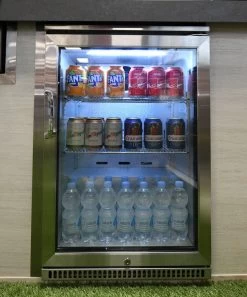 Nevera De 120 Lt. Acero Inoxidable Para Exterior -Utensilios De Cocina Nevera de 120 lt Acero Inoxidable para Exterior 7A