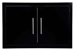 Puerta Doble Pequeña Negra