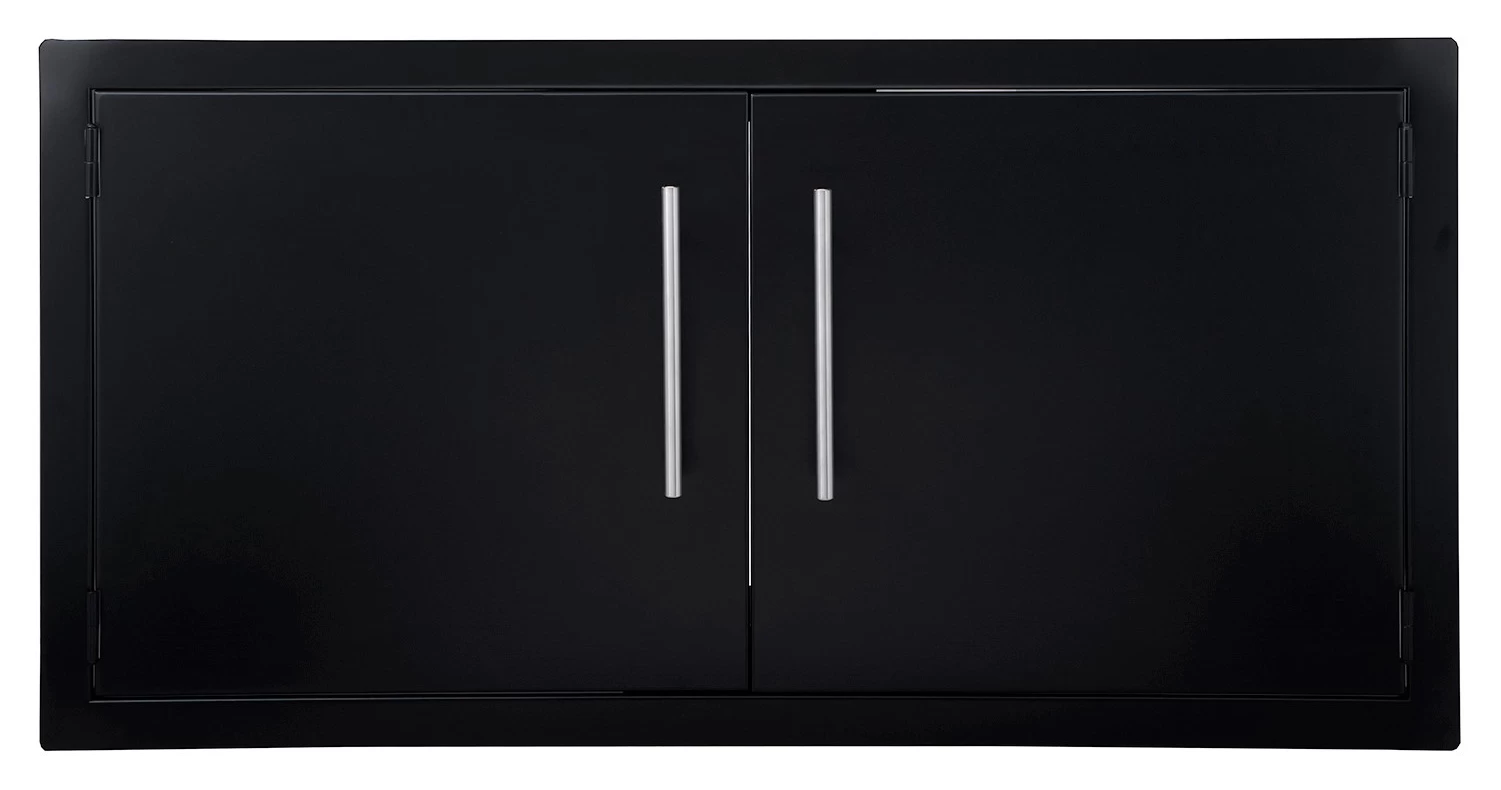 Puerta Doble Grande Negra 3 Puerta Doble Grande Negra