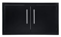 Puerta Doble Mediana Negra