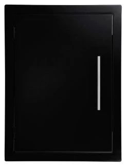 Puerta Vertical Con Módulo Cerrado Negra