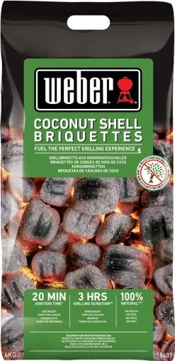 Weber Saco 4 Kg De Briquetas De Coco