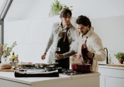 Sartén De Acero Inoxidable SUS-Y 24 Cm -Utensilios De Cocina Sarten de Acero Inoxidable Reciclado SUS Y 24 cm 3