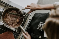 Sartén De Acero Inoxidable SUS-Y 28 Cm -Utensilios De Cocina Sarten de Acero Inoxidable Reciclado SUS Y 28 cm 3