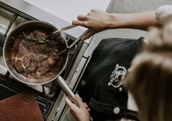 Sartén De Acero Inoxidable SUS-Y 32 Cm -Utensilios De Cocina Sarten de Acero Inoxidable Reciclado SUS Y 32 cm 3