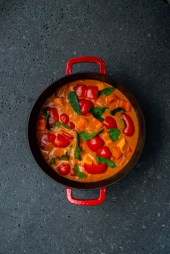 Utensilios De Cocina -Utensilios De Cocina Sarten de doble asa Sous Chef Roja 24 cm 1