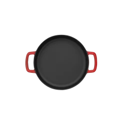 Sartén De Doble Asa Sous-Chef Roja 28 Cm -Utensilios De Cocina Sarten de doble asa Sous Chef Roja 28 cm 2