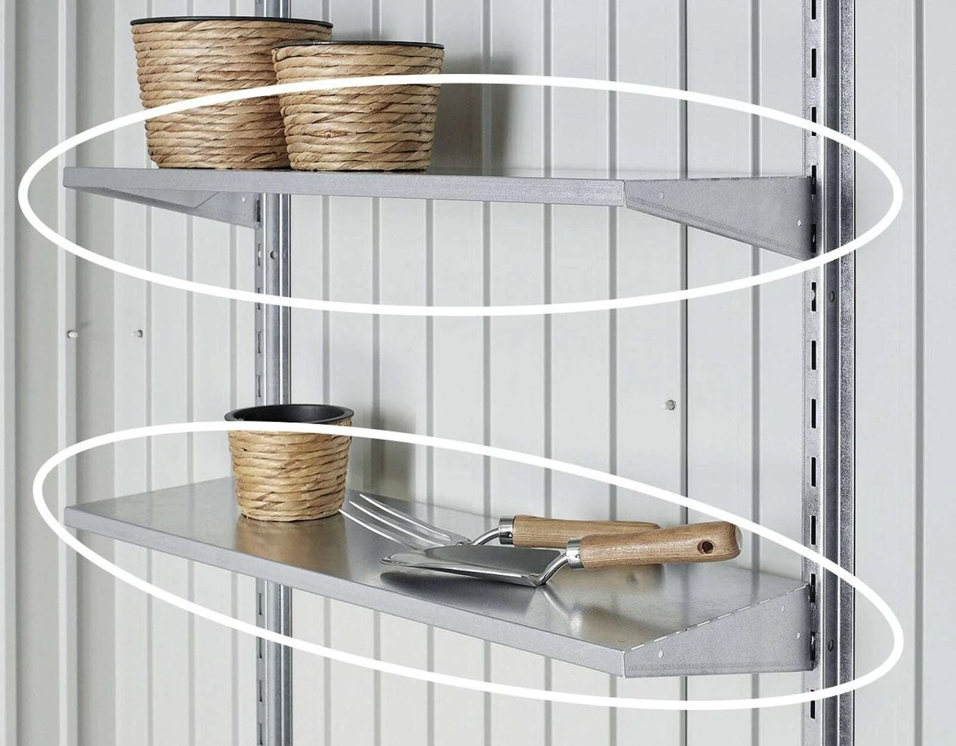 Biohort Set De Estanterías Para Caseta Y Armario 4 Biohort Set De Estanterías Para Caseta Y Armario - Imagen 2