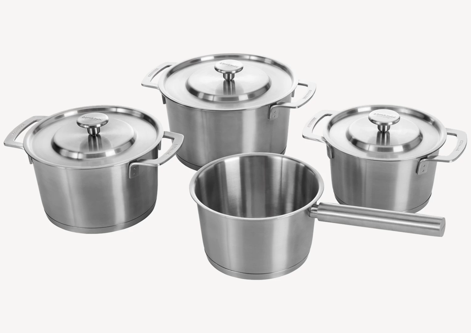 Set De Ollas Sous-Chef Inox 4 Pcs 3 Set De Ollas Sous-Chef Inox 4 Pcs